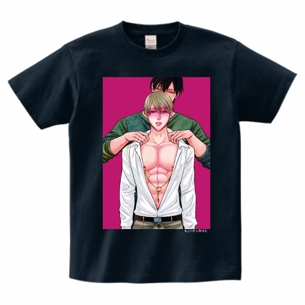 愛欲調教　Tシャツ その他イラスト1 -ネイビー-